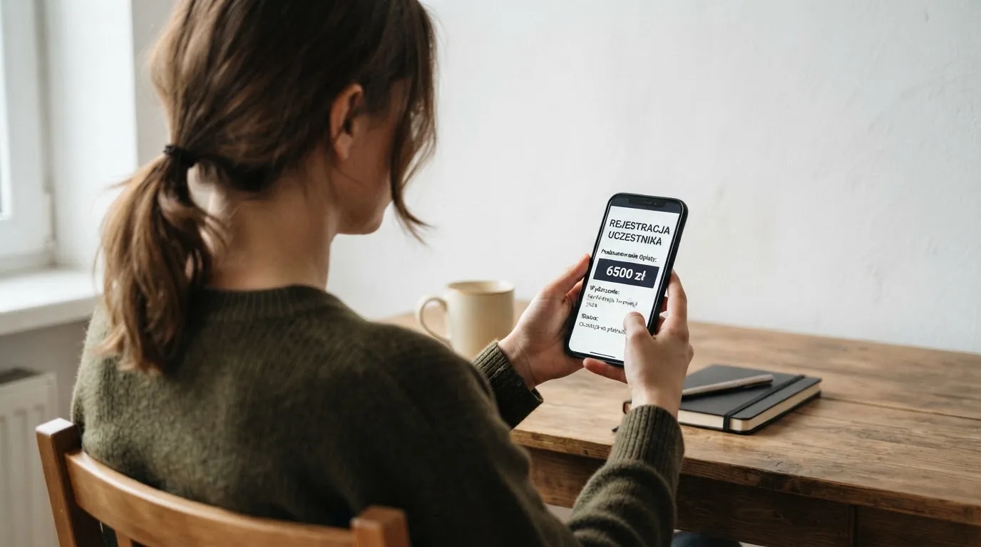 Ekran z warunkami bonusu powitalnego podczas rejestracji w kasynie online